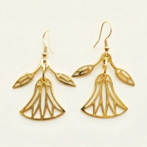 lotus earring